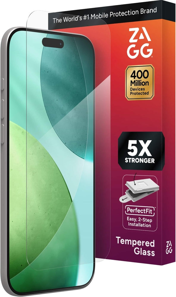 ZAGG - Glass Elite Screen Protector for iPhone Air - Clear