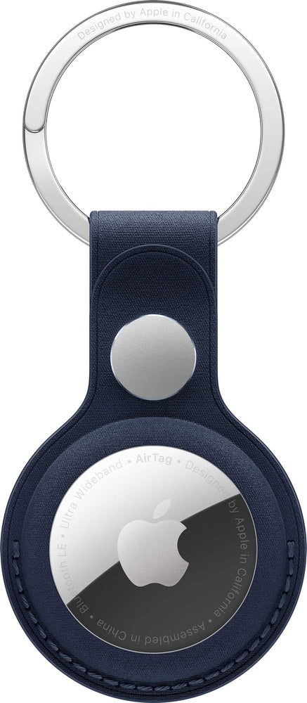- AirTag FineWoven Key Ring - Deep Blue