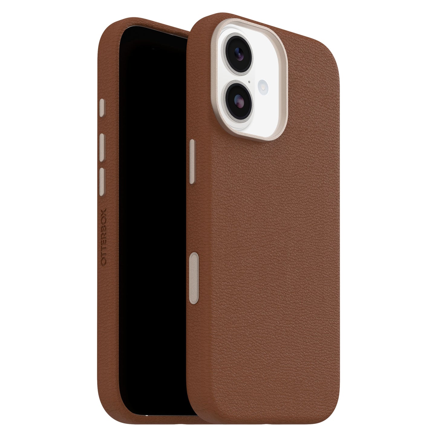 OtterBox - Symmetry Cactus Leather Series Soft Shell for iPhone 17 - Brown