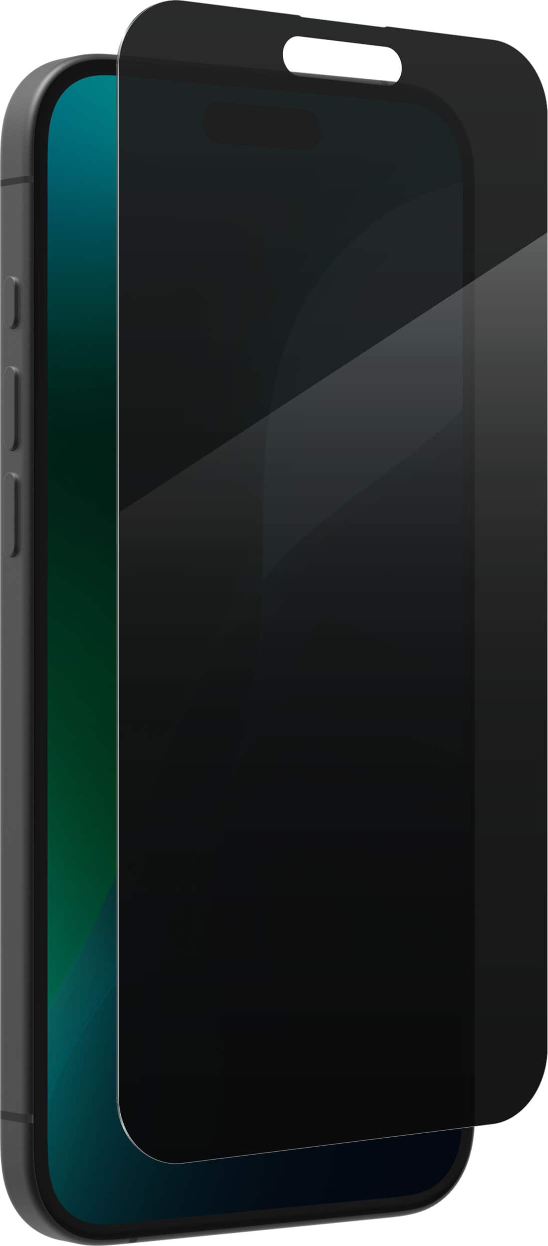 ZAGG - Glass Elite Privacy Screen Protector for Apple iPhone 16 Plus iPhone 15 Plus - Clear