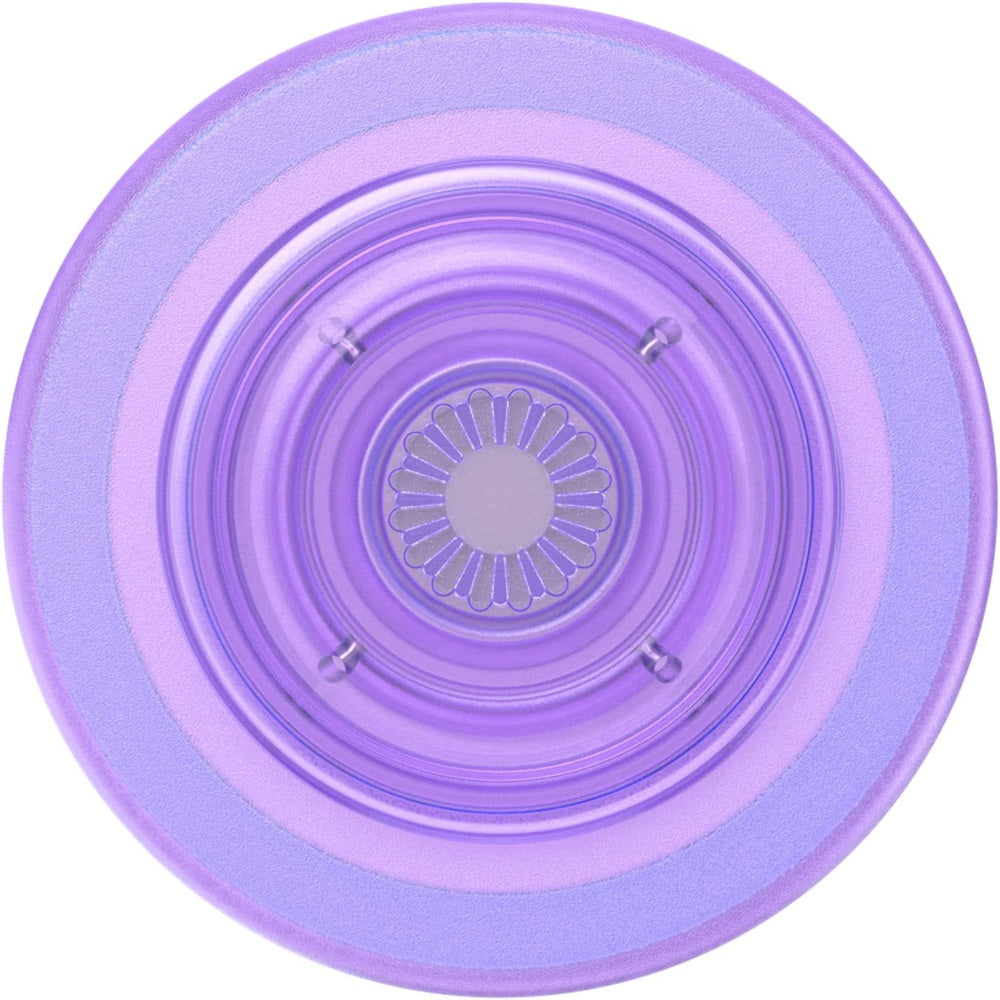 PopSockets - MagSafe PopGrip Universal Magnetic Grip Stand with Adapter Ring for Cell Phones - Lavender Translucent