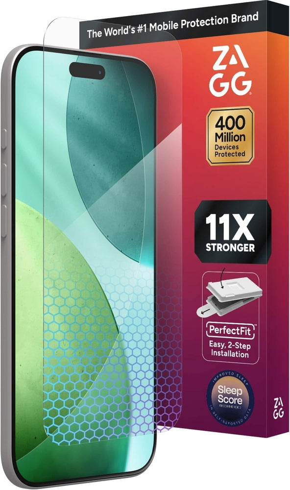 ZAGG - XTR 5 Blue Light Glass Screen Protector for Apple iPhone Air - Clear