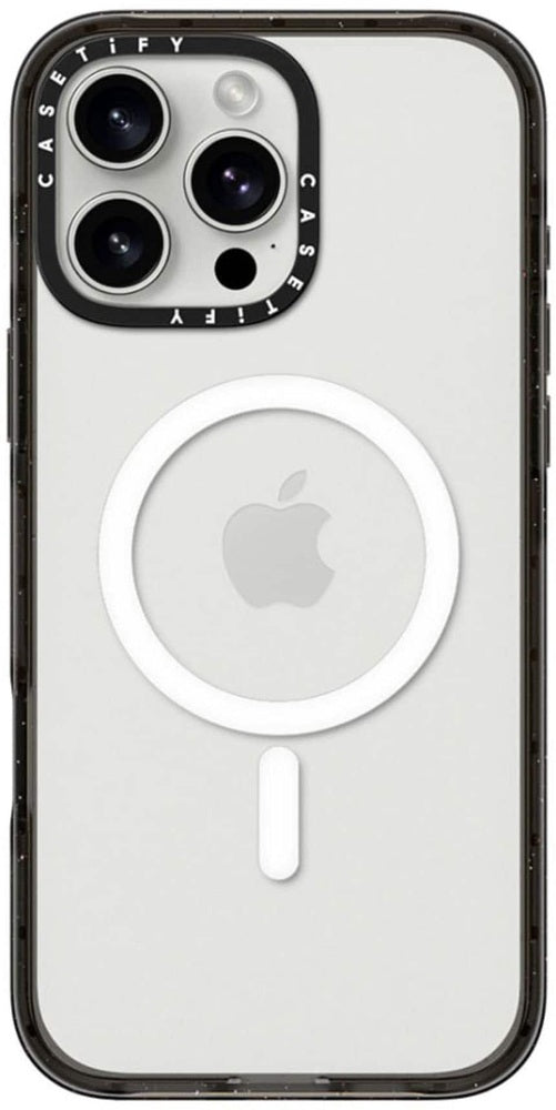 CASETiFY - Impact Case with MagSafe for iPhone 16 Pro Max - Clear/Black