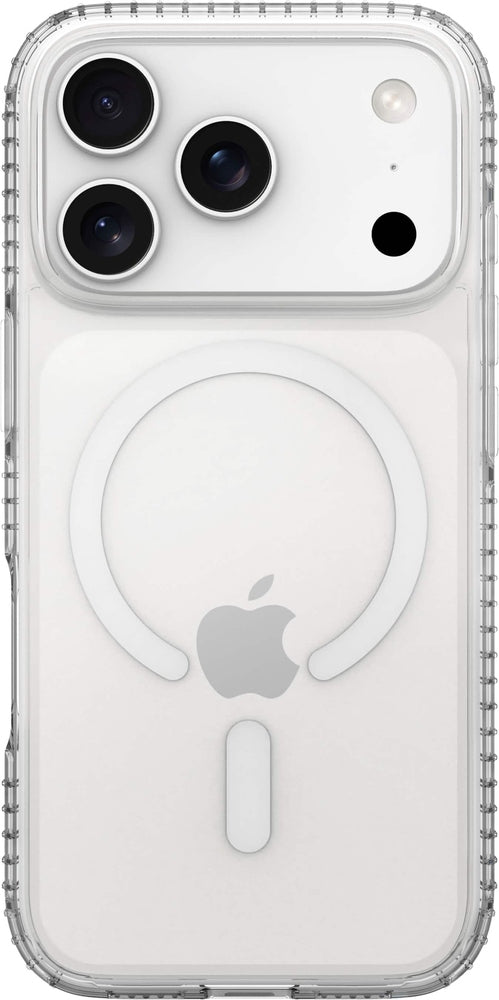 Insignia - Hard-Shell Case with MagSafe for iPhone 17 Pro - Clear