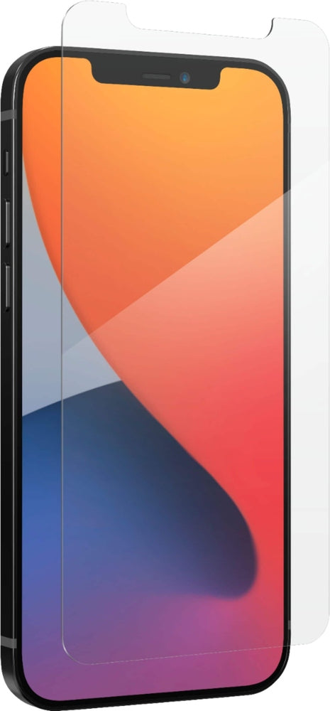 ZAGG - Glass+ Screen Protector for iPhone 12 and 12 Pro - Clear