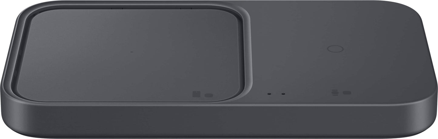 Samsung - 15W Duo Fast Wireless Charger pad with Cable Only - Black