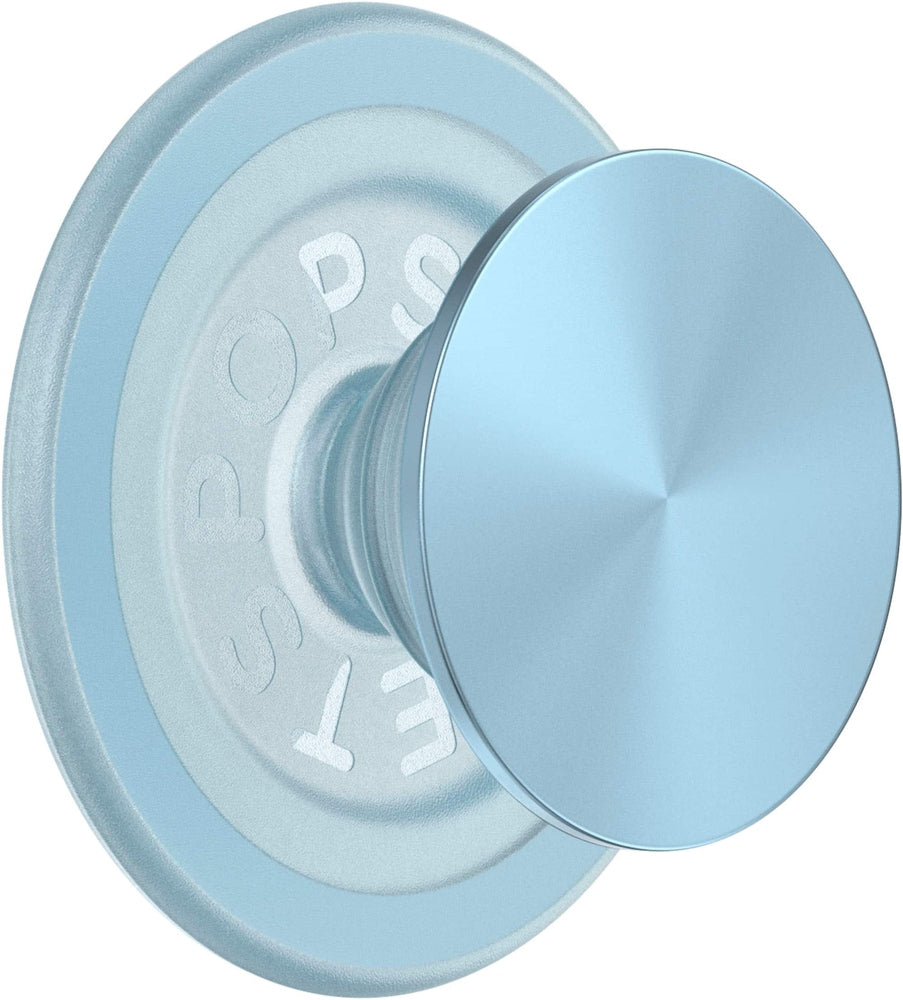 PopSockets - MagSafe PopGrip Universal Magnetic Grip Stand with Adapter Ring for Cell Phones - Blue Sigh