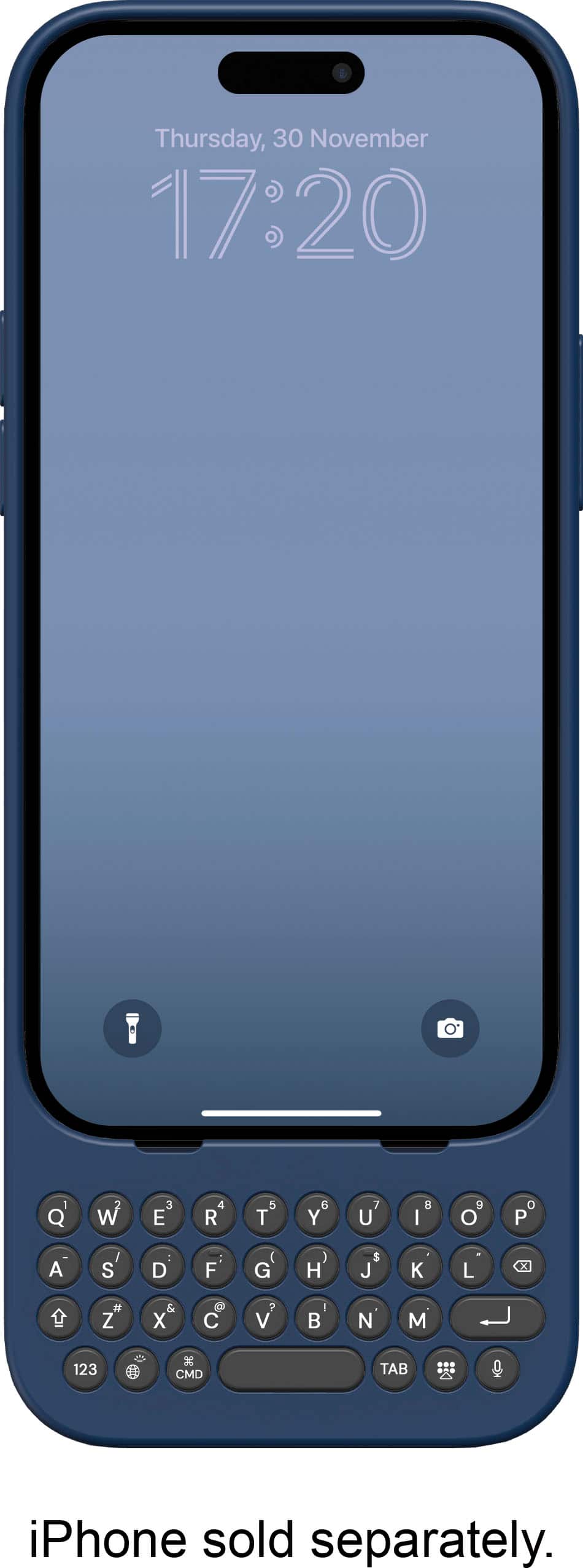 Clicks - Keyboard for Apple iPhone 15 16e - Royal Ink