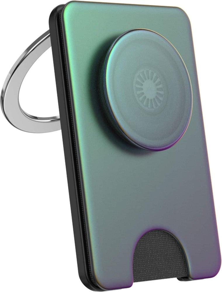 PopSockets - MagSafe Kick-Out Wallet Grip Adjustable Stand for Cell Phones - Nightshade