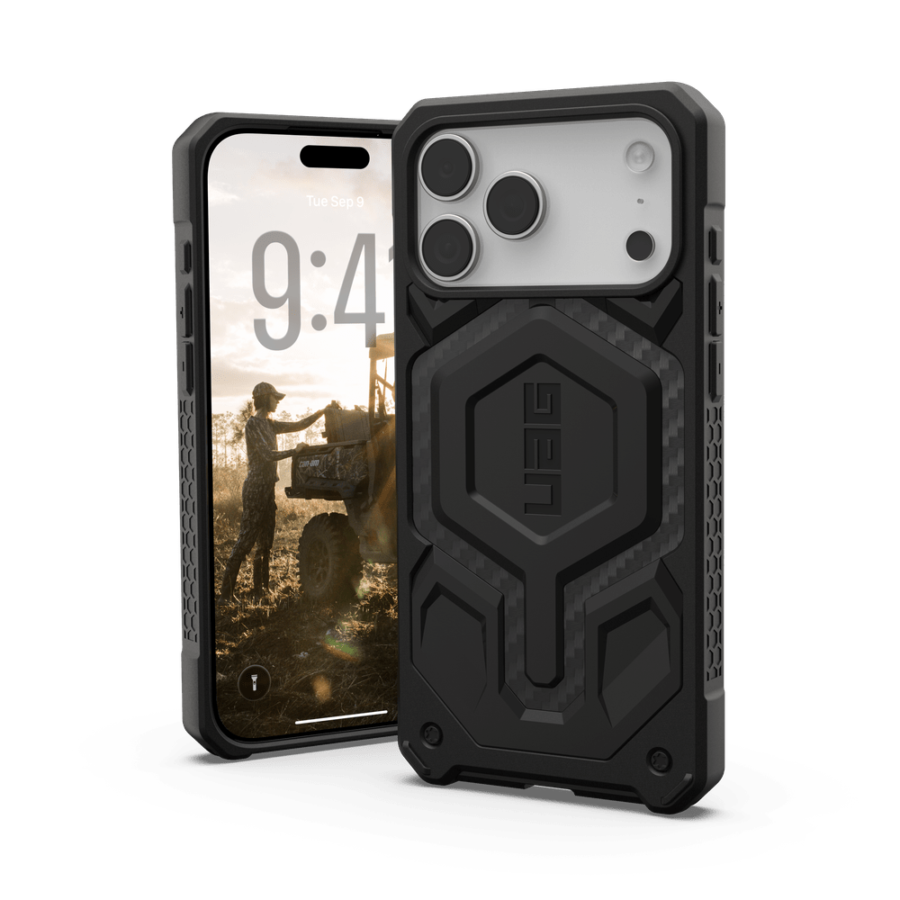 UAG - Monarch Pro Series Case with Magsafe for iPhone 17 Pro Max - Carbon Fiber