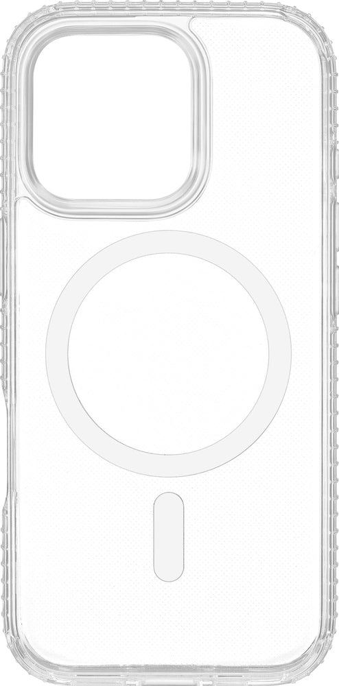 Insignia - Hard-Shell Case with MagSafe for iPhone 16 Pro - Clear