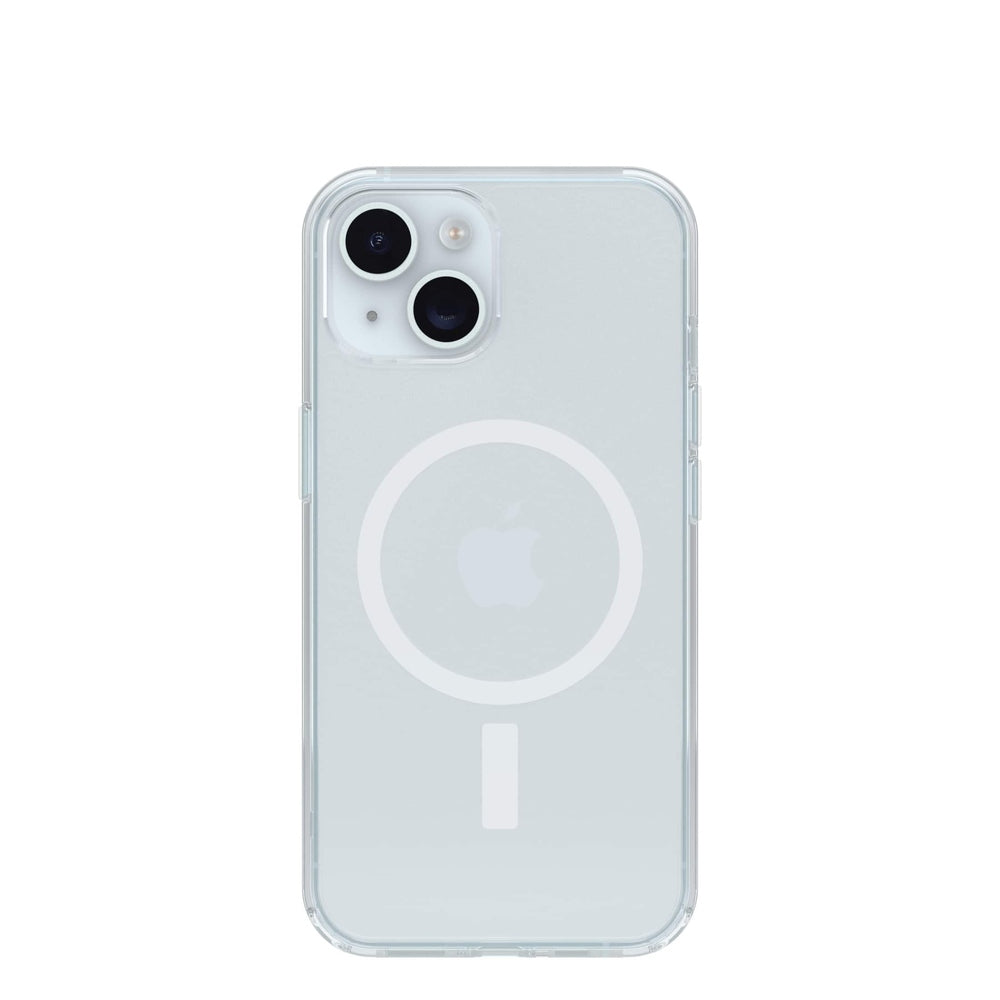 OtterBox - Symmetry Series Soft Shell for MagSafe for iPhone 15 iPhone 13 iPhone 14 - Clear