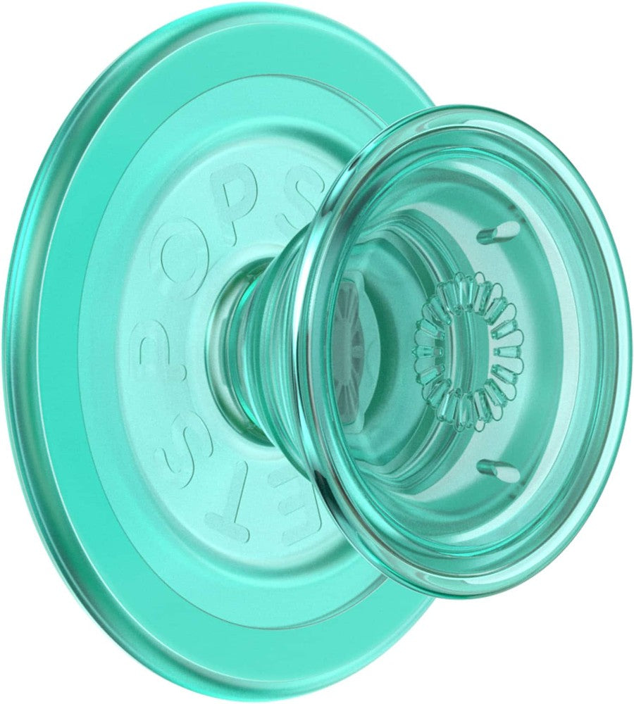 PopSockets - MagSafe PopGrip Universal Magnetic Grip Stand with Adapter Ring for Cell Phones - Translucent Mint