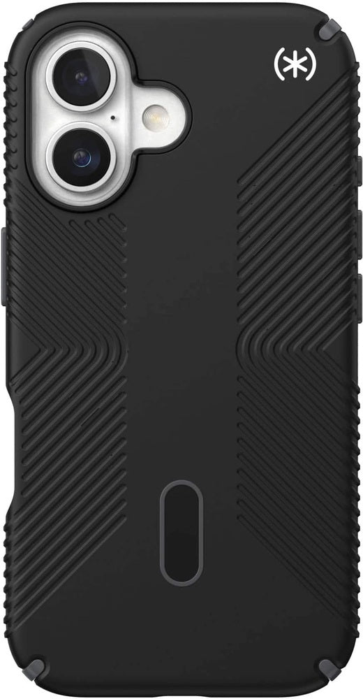 Speck - Presidio2 Grip ClickLock Case with MagSafe for iPhone 16 - Black