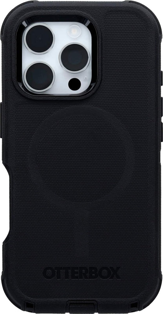 OtterBox - Defender Series Pro Hard Shell for MagSafe for iPhone 16 Pro - Black
