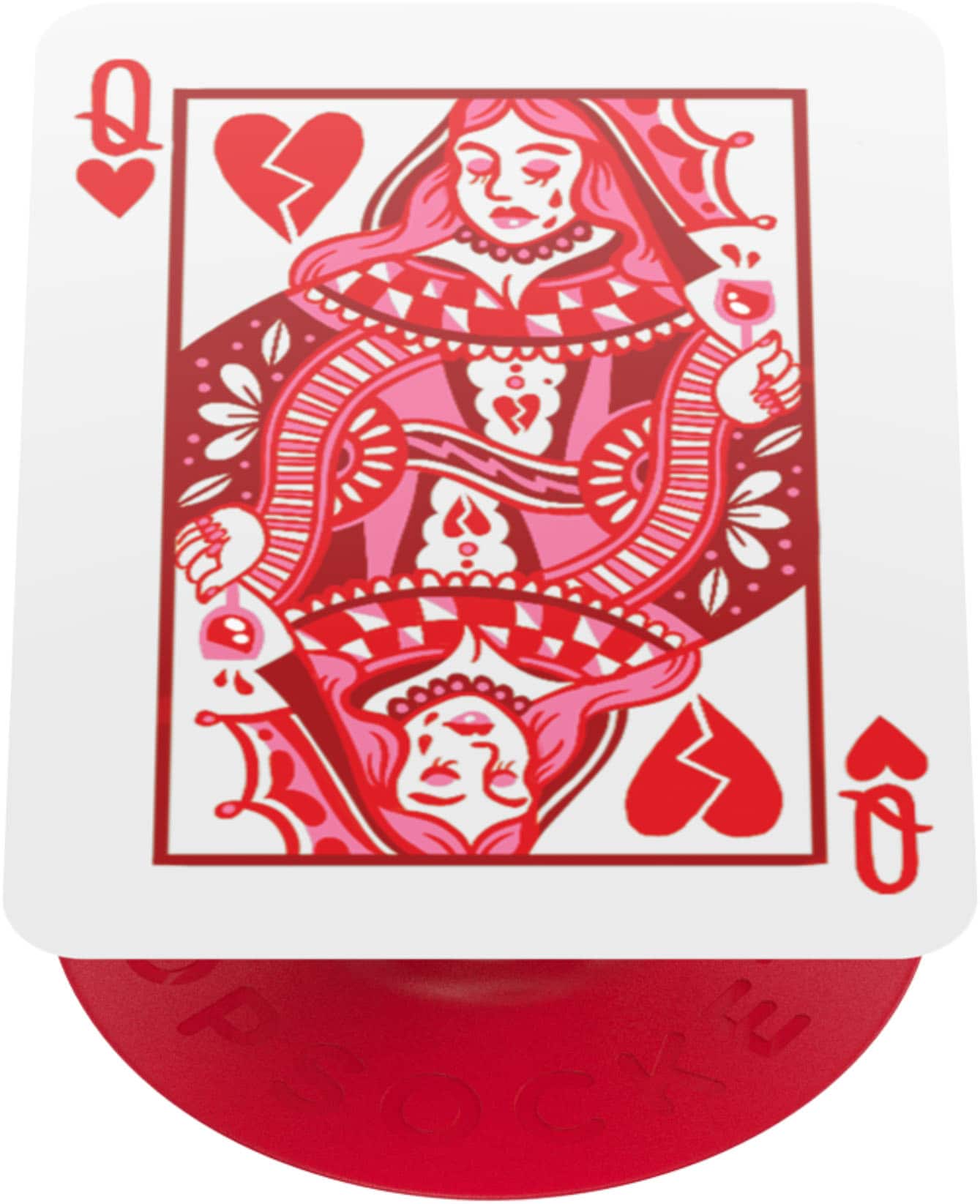 PopSockets - Adhesive PopGrip Universal Grip Stand for Cell Phones - Heartbreaker Queen