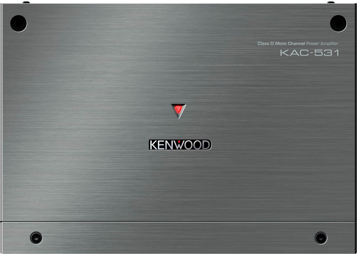 Kenwood - KAC-531 Class D Digital Mono Amplifier with Variable Low-Pass Crossover and Bass Knob - Silver