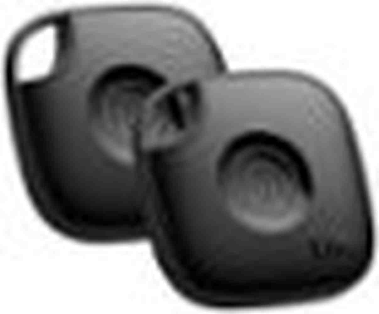 Tile by Life360 - Life360 Tile Mate Bluetooth Tracker Keys Finder and Item Locator. iOS and Android Compatible. 2-Pack - Black