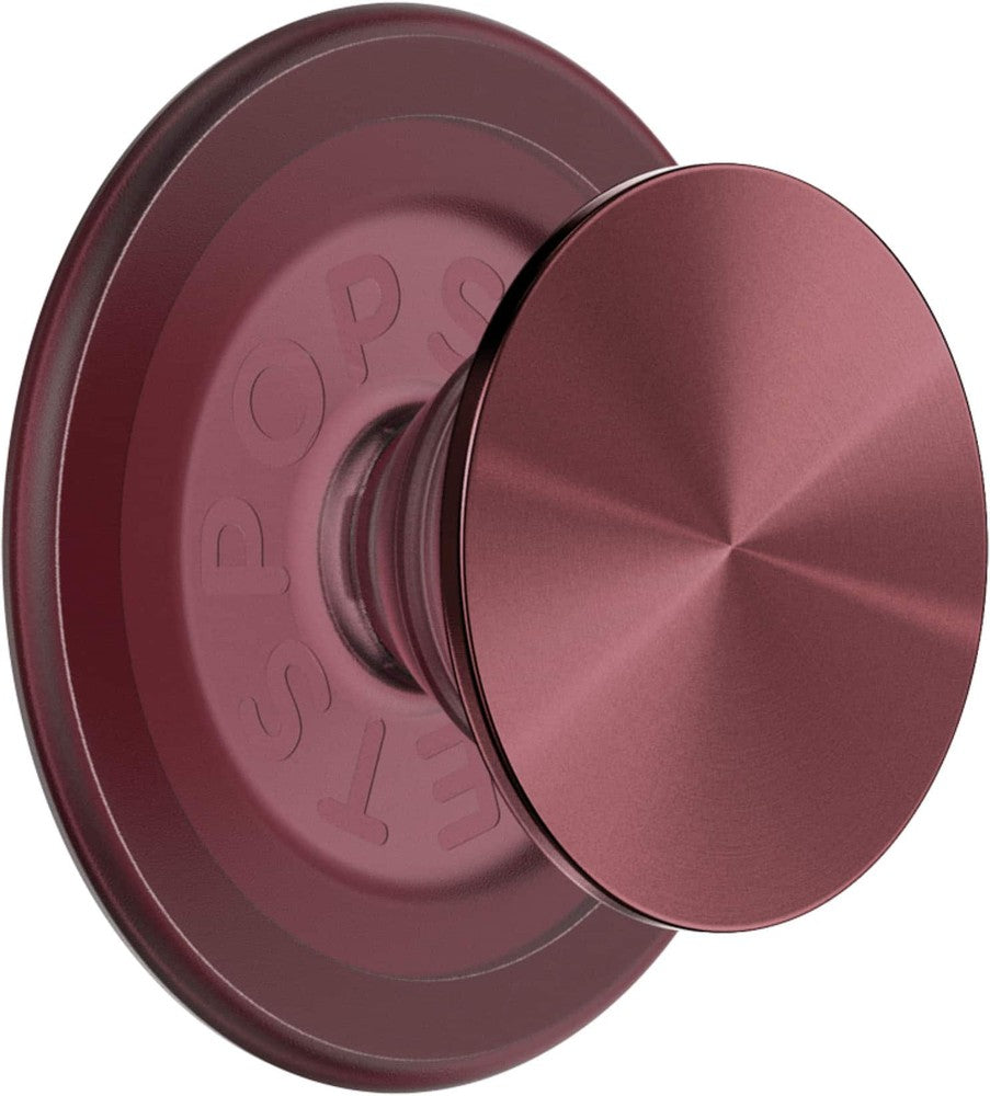 PopSockets - MagSafe PopGrip Universal Magnetic Grip Stand with Adapter Ring for Cell Phones - Radial Oxblood