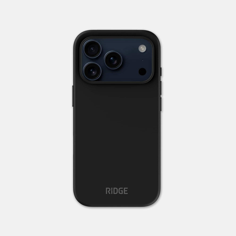 The Ridge Wallet - iPhone 17 Pro Max Case - Matte Black