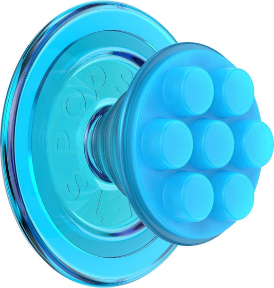 PopSockets - MagSafe PopGrip Universal Magnetic Grip  Stand with Adapter Ring for Cell Phones - Blue