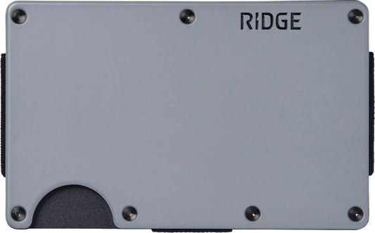 The Ridge Wallet - Aluminum Cash Strap - Slate