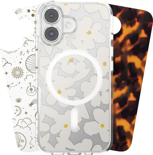 Looks iPhone 16 Swappable Graphic Case Inserts (3 per pack) - compatible w/ PopSockets PopCase only - Icon Bundle