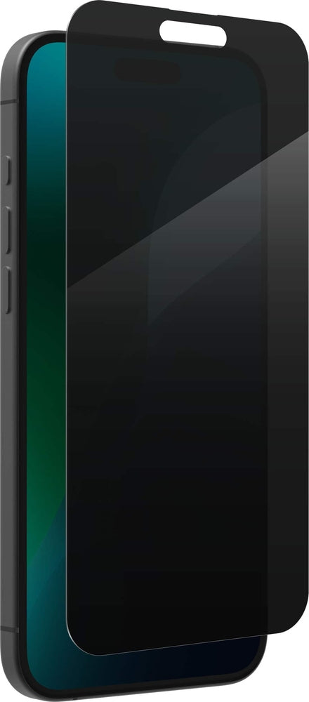 ZAGG - Glass Elite Privacy Screen Protector for  iPhone 16 Plus iPhone 15 Plus - Clear