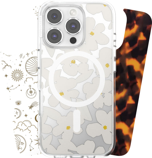 Looks iPhone 16 Pro Swappable Graphic Case Inserts (3 per pack) - compatible w/ PopSockets PopCase only - Icon Bundle