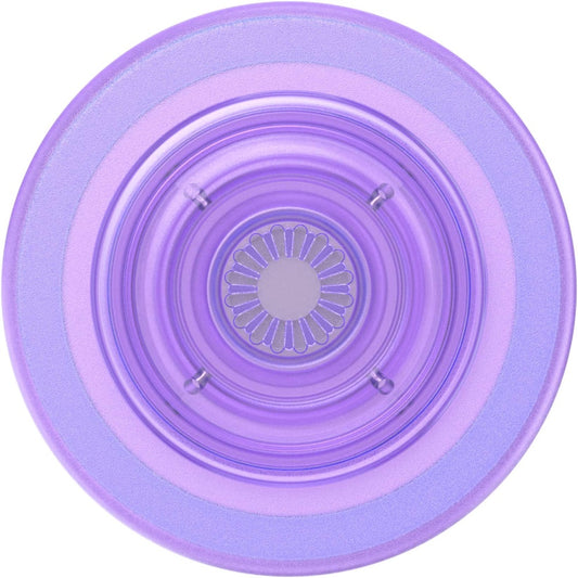 PopSockets - MagSafe PopGrip Universal Magnetic Grip  Stand with Adapter Ring for Cell Phones - Lavender Translucent