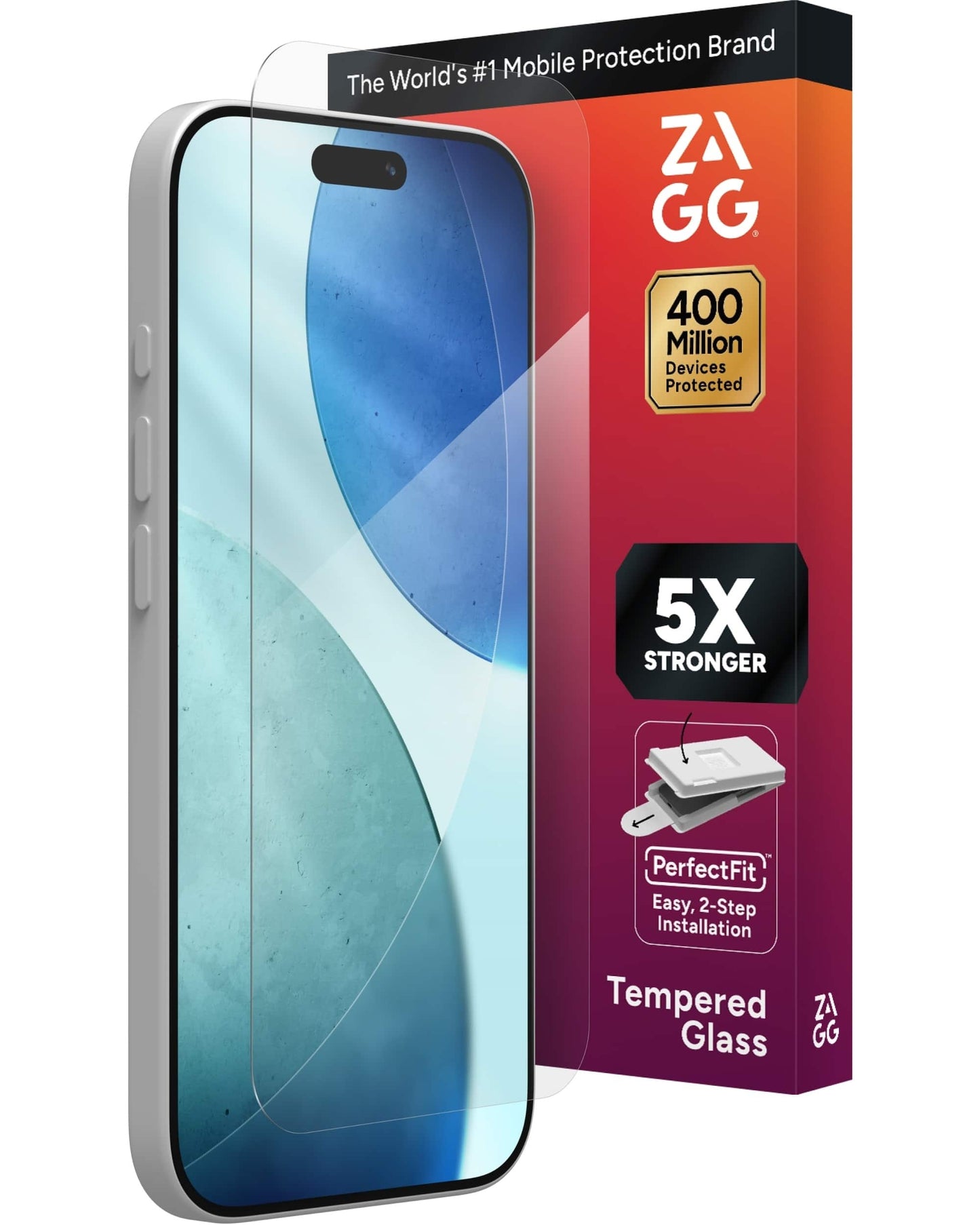 ZAGG - Glass Elite Screen Protector for  iPhone 17 - Clear