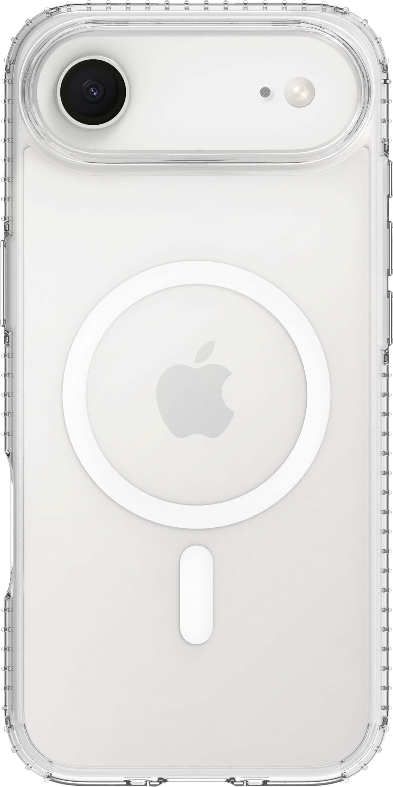 Insignia - Hard-Shell Case with MagSafe for  iPhone Air - Clear