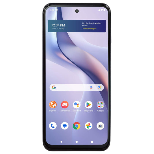 Simple Mobile - BLU View Speed Ultra 64GB Prepaid - Gray