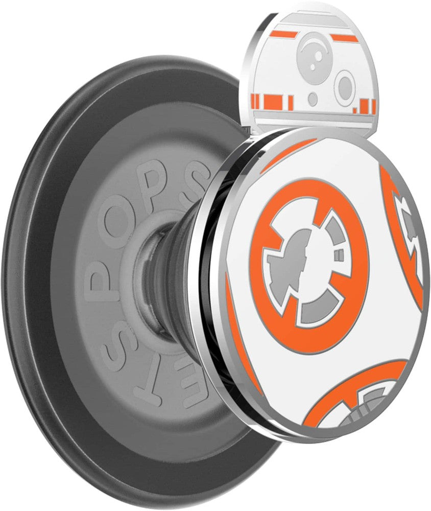 PopSockets - MagSafe PopGrip Universal Magnetic Grip  Stand with Adapter Ring for Cell Phones - Starwars Enamel Spinner BB-8