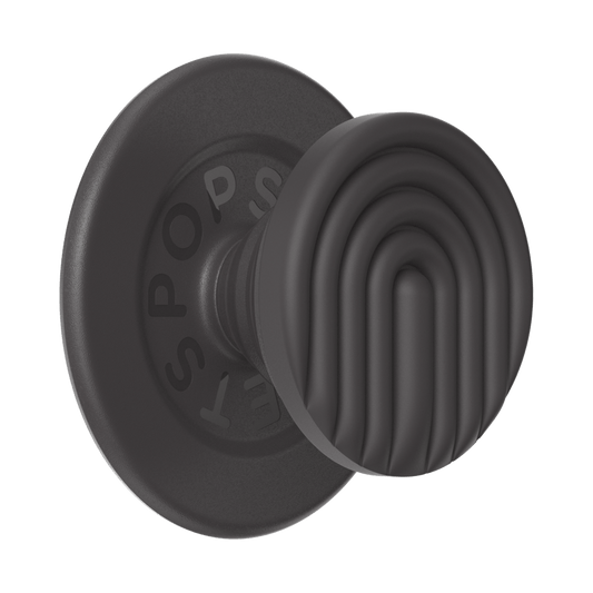 PopSockets - MagSafe PopGrip Universal Magnetic Grip  Stand with Adapter Ring for Cell Phones - Curves Slate