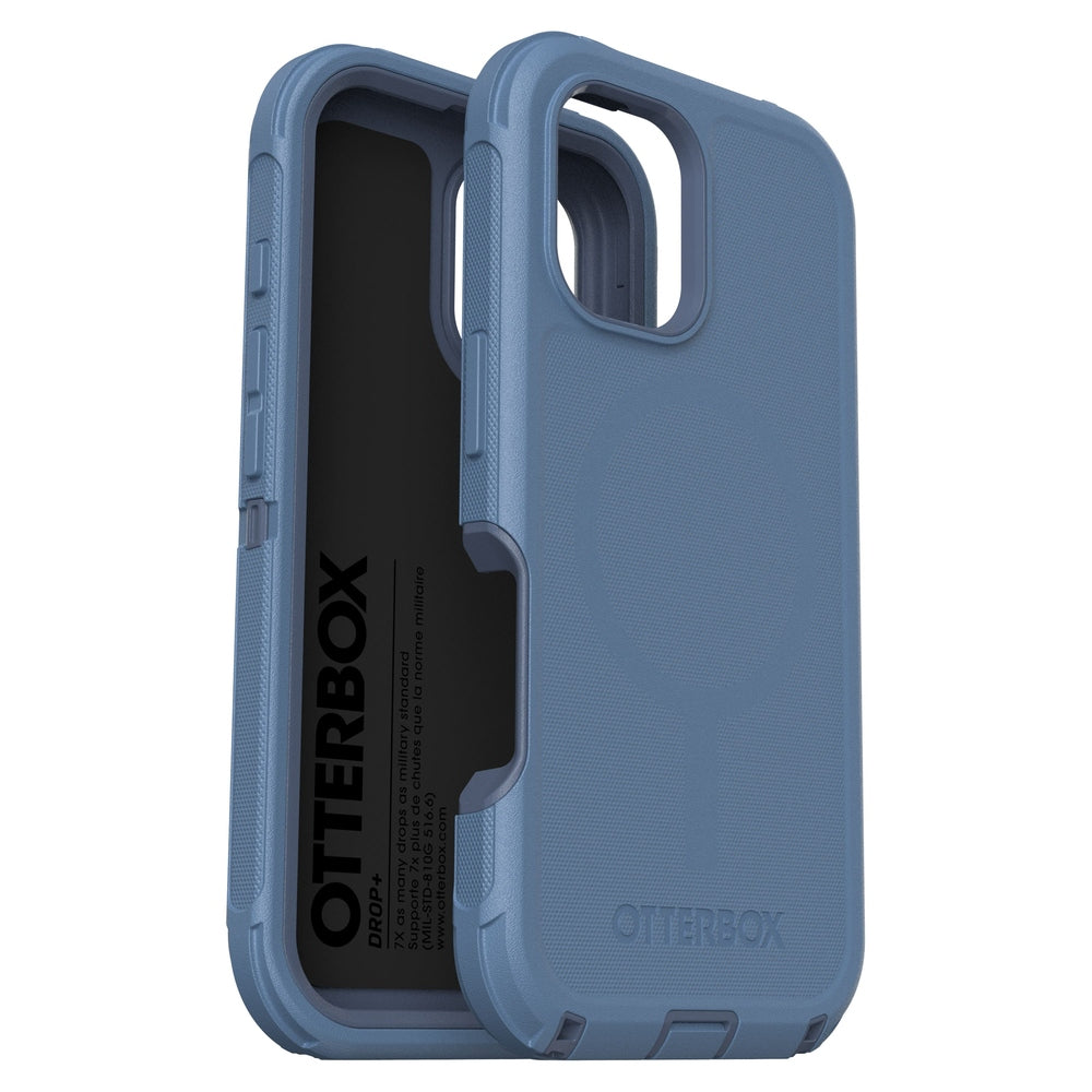 OtterBox - Defender Series Pro Hard Shell for MagSafe for  iPhone 16 - Baby Blue Jeans
