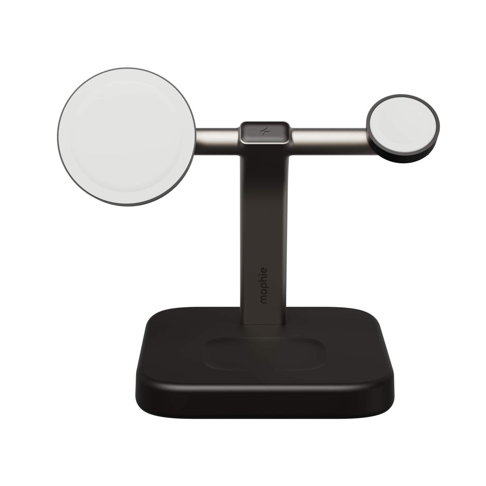 mophie - Qi2 3-in-1 Charging stand - Black