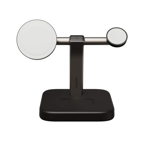 mophie - Qi2 3-in-1 Charging stand - Black