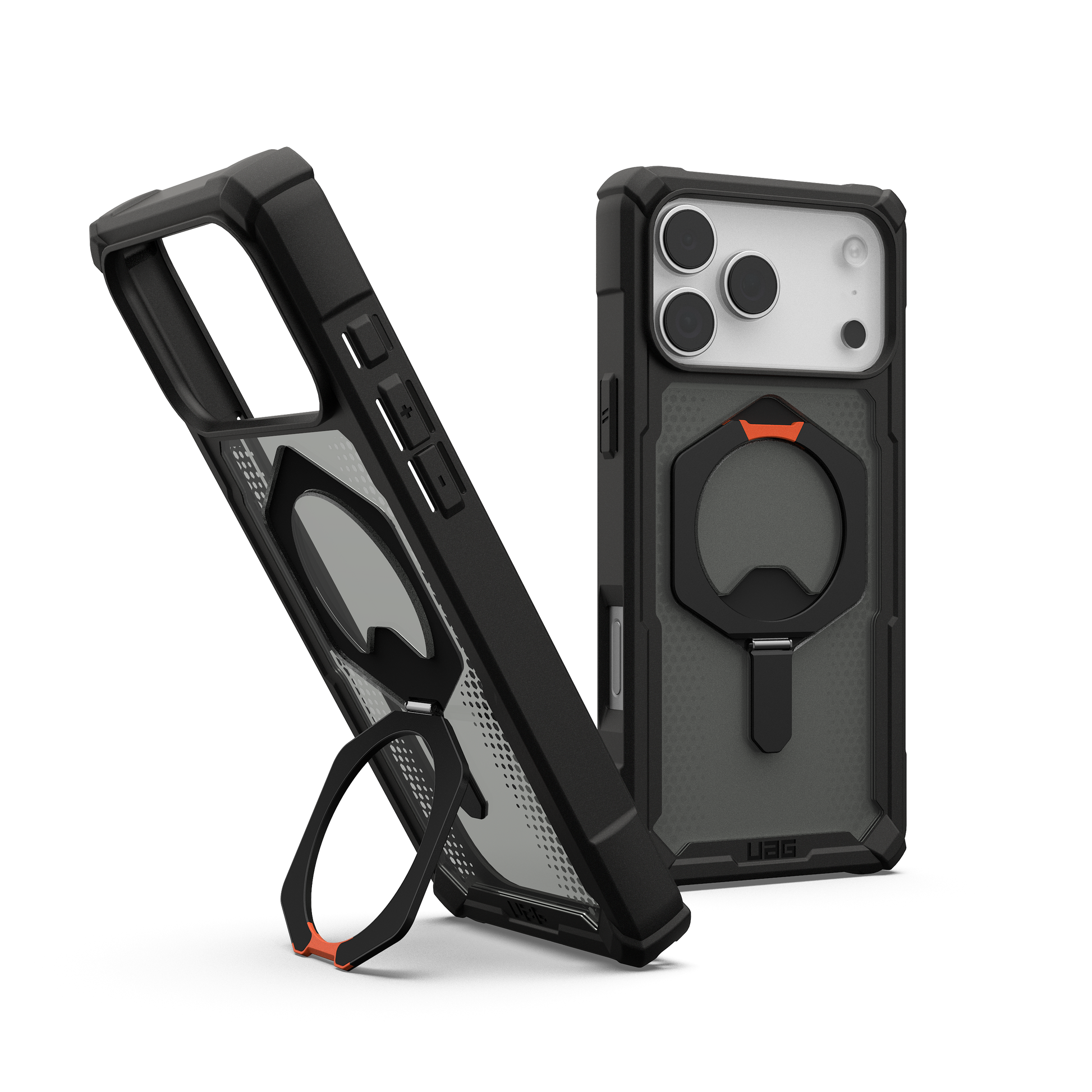 UAG - Plasma XTE Series Case with Magsafe for  iPhone 17 Pro Max - Black/Orange