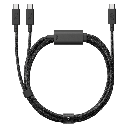 Native Union - Belt Cable 2-in-1 (USB-C to USB-C  USB-C) - COSMOS