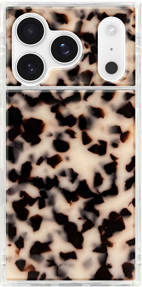 FLAUNT - Square Case with MagSafe for  iPhone 17 Pro - Blonde Tortoise Shell