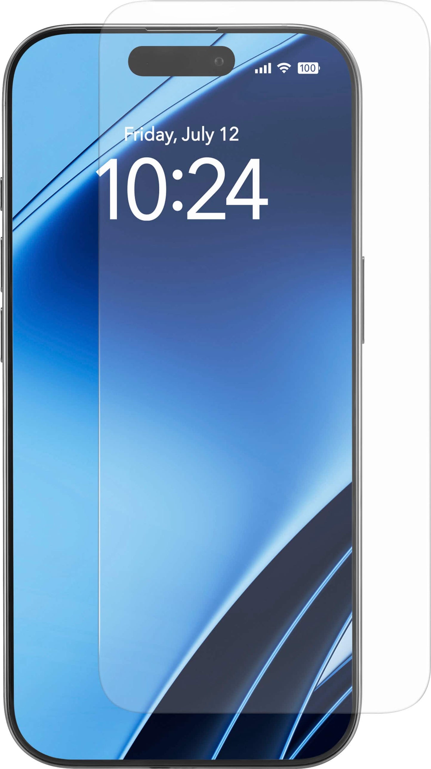 Insignia - Anti-Reflective Glass Screen Protector for  iPhone 16 Pro and  iPhone 17 (3-Pack) - Clear