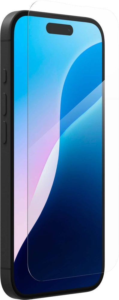 ZAGG - Glass+ Defense Screen Protector for  iPhone 16 iPhone 15 - Clear