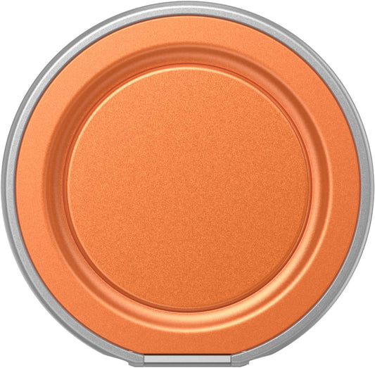 PopSockets - Low-Pro Grip for MagSafe Ultra-Thin Magnetic Phone Grip with Kick-Out Stand - Orange