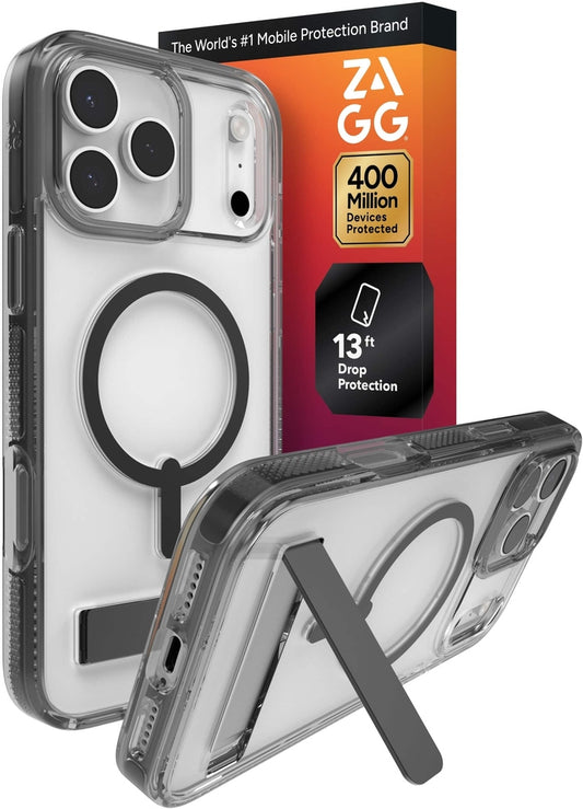 ZAGG - Santa Cruz Snap with Kickstand for  iPhone 17 Pro Max - Jet Black