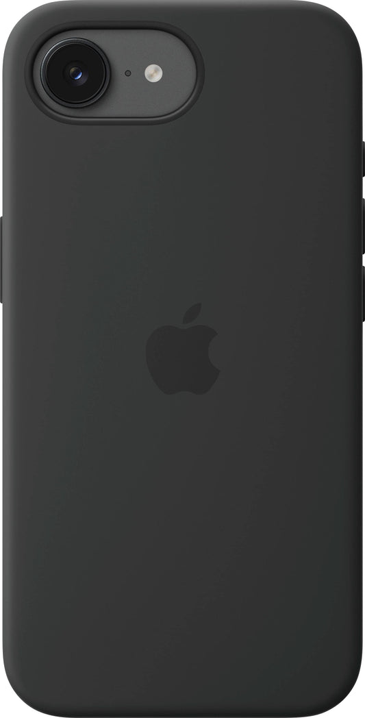 Apple - iPhone 17e Silicone Case with MagSafe - Black