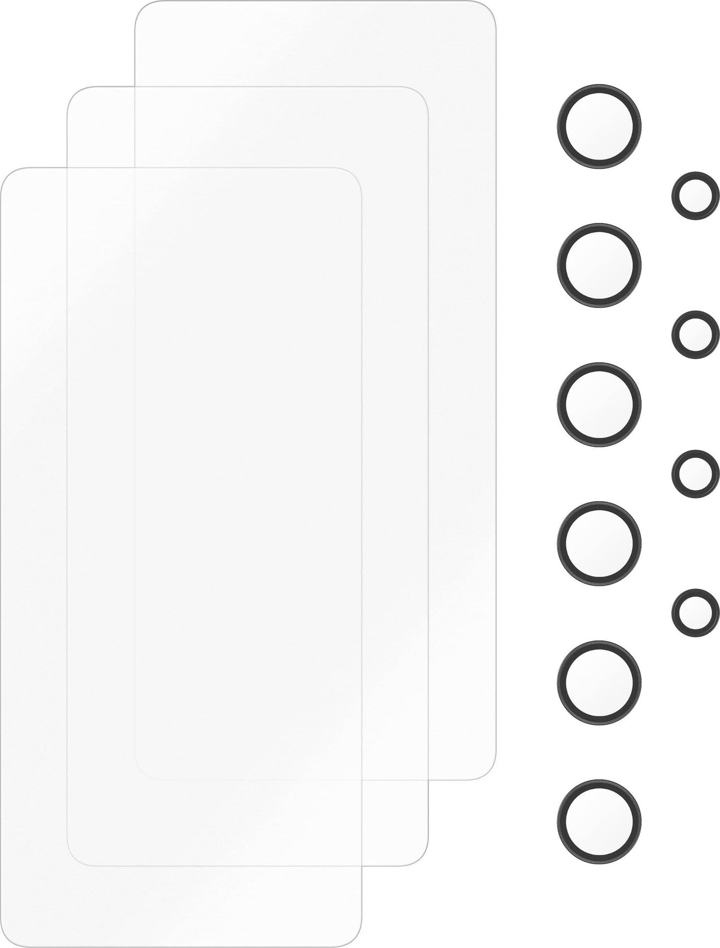 Insignia - Glass Screen and Lens Protectors for Samsung Galaxy S26 Ultra (3-Pack) - Clear