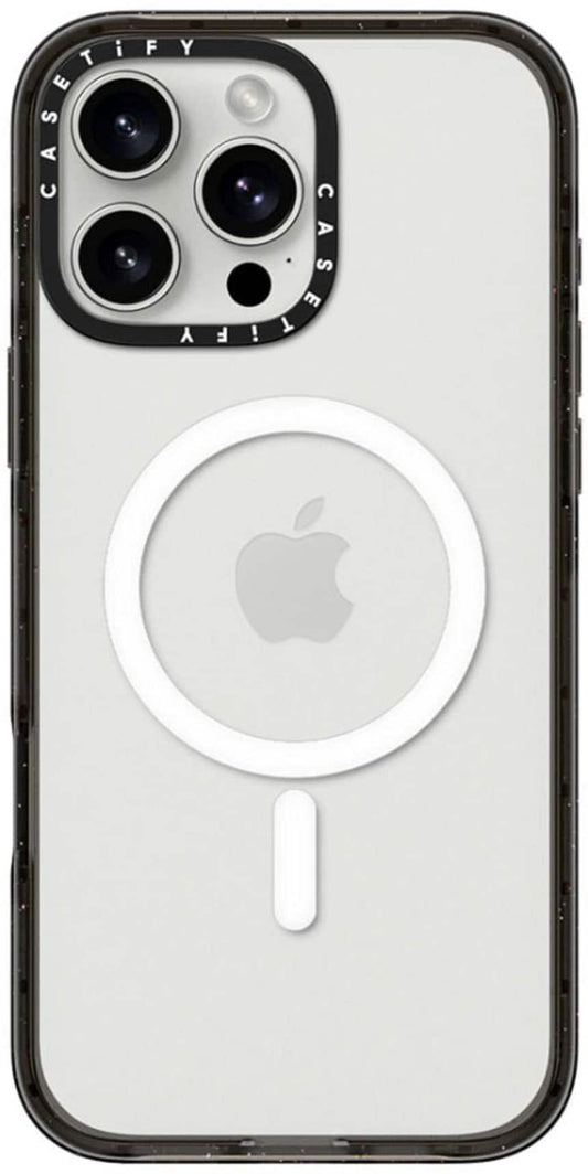 CASETiFY - Impact Case with MagSafe for Apple iPhone 16 Pro Max - Clear/Black