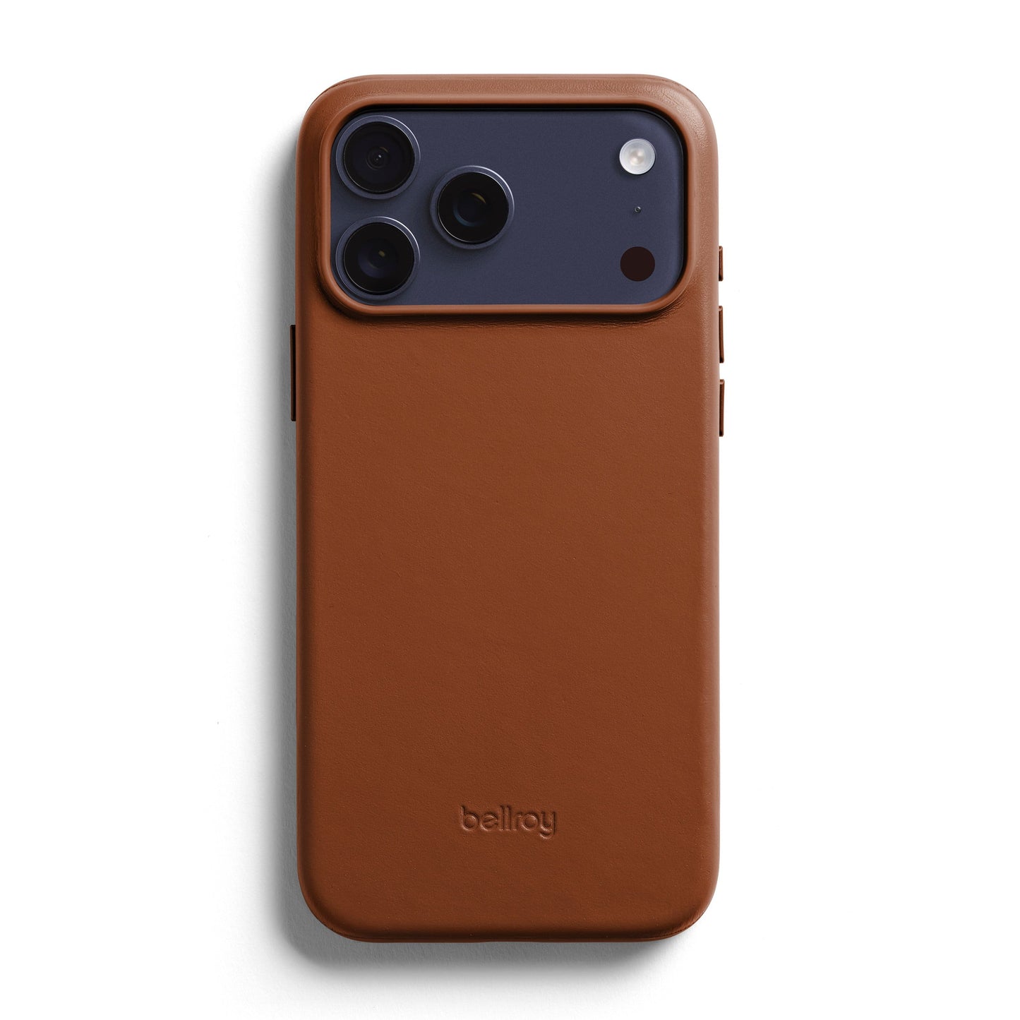 Bellroy -  iPhone 17 Pro Max Premium Leather Phone Case - Rust
