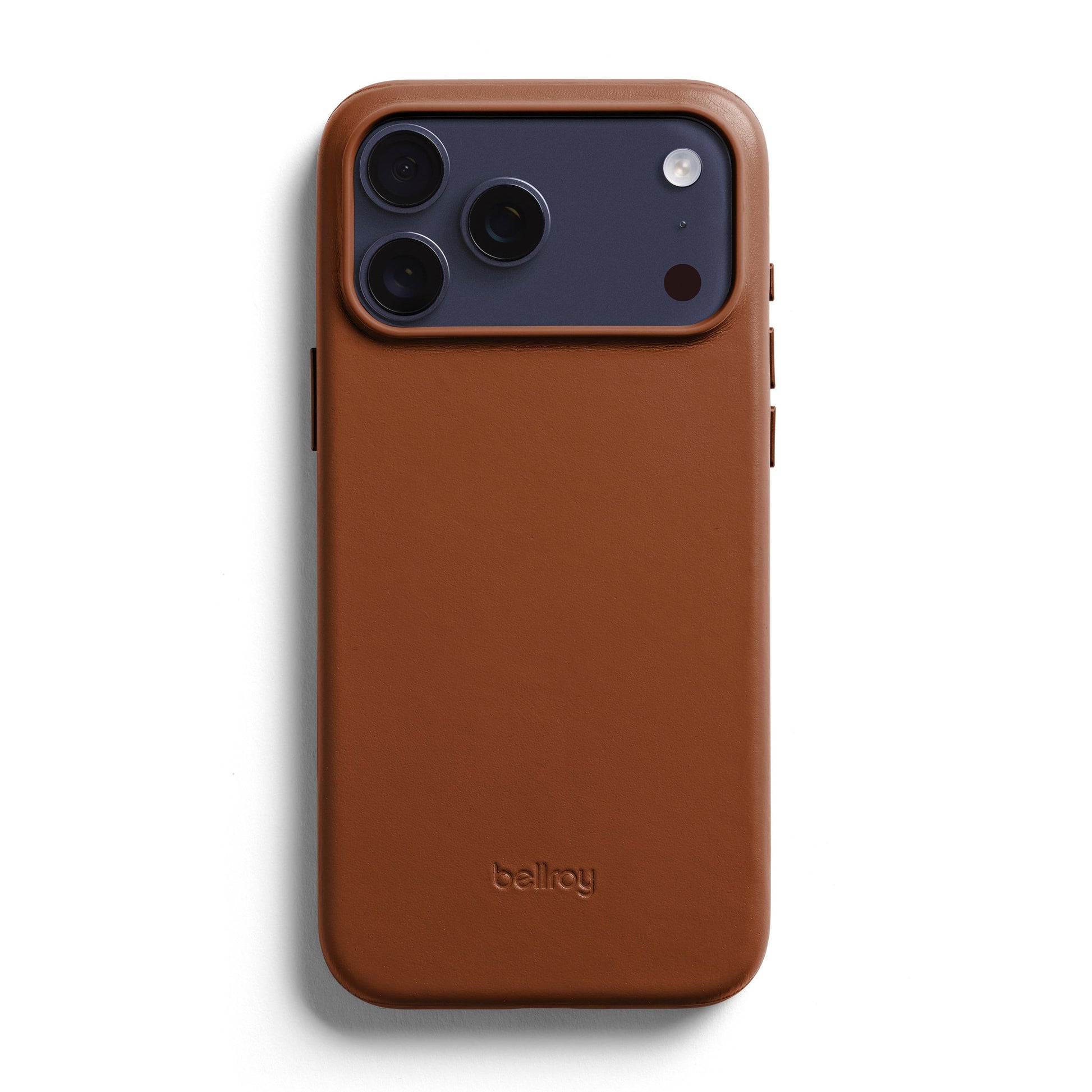 Bellroy -  iPhone 17 Pro Max Premium Leather Phone Case - Rust